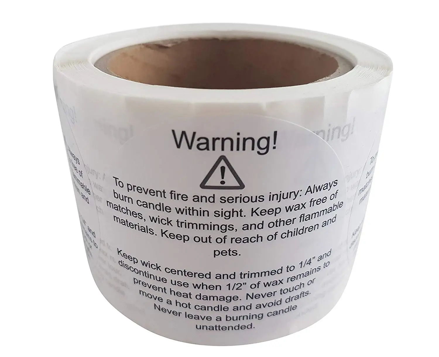 custom candle sticker adhesive labels for