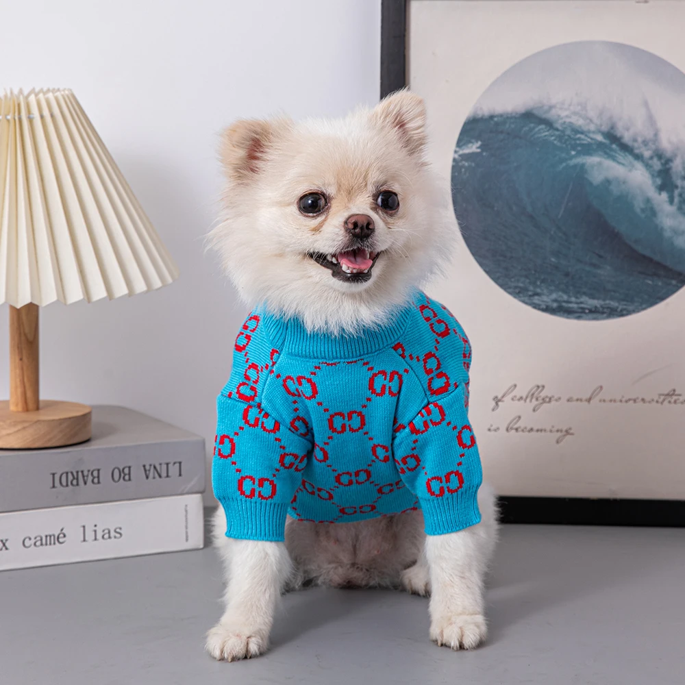 New Designer Dog Sweater Luxury Winter Clothes Buy Wholesale Dog