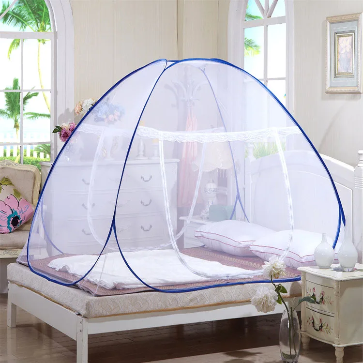 Популярная складная детская кровать с бесплатной установкой москитные сетки для кровати большого размера