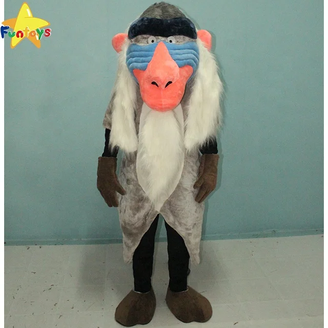 Mascote Rafiki famoso macaco de desenho animado O Cortar L (175-180CM)