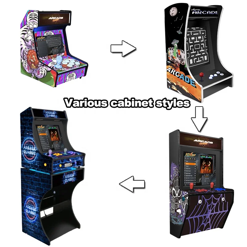 New Retro Arcade Machine - Space-Saving Video Game Cabinet