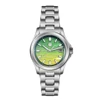 Iridescent Teal Mother-of-Pearl Dial