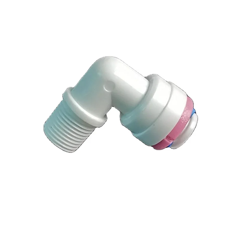 1 pc RO coude d'eau Droit clapet Anti-Retour raccord Rapide raccord 1/4 3/8 Tuyau 1/8 mâle système d'osmose Inverse connecteur de Tuyau en Plastique (Color : Straight Hose-1