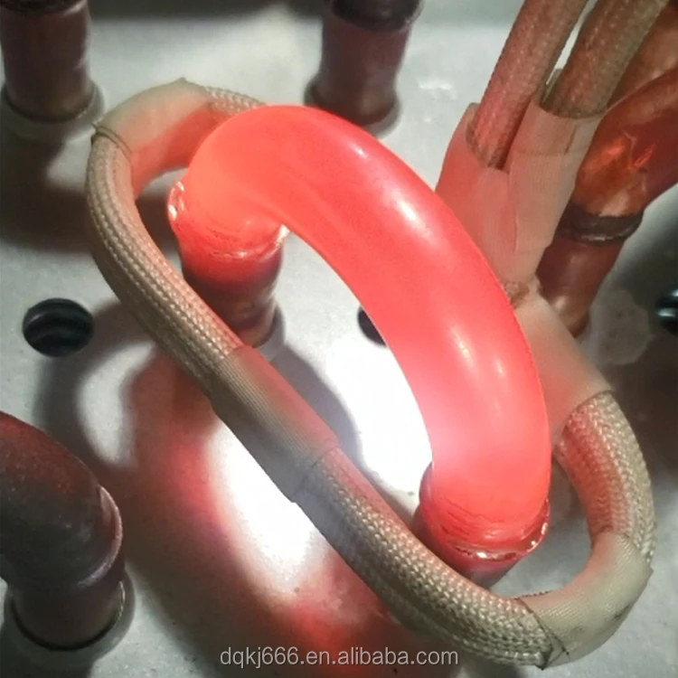 Mobile Induction Heater With Flexible Heating Coil Welding Machine for Tube Welding Brazing Copper Tube in air Condition