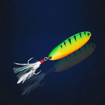 Metal Spinner Spoon Lures Trout Fishing Lure Hard Bait Sequins Paillette Artificial Baits Spinnerbait Fish Tools – Metal Jig – view 5