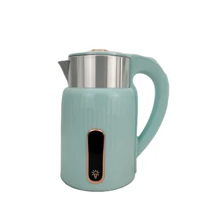 1.8L Electric Plastic Kettle Heat Resistant Double Layer Colorful Auto Shut-Off Portable Water Kettle