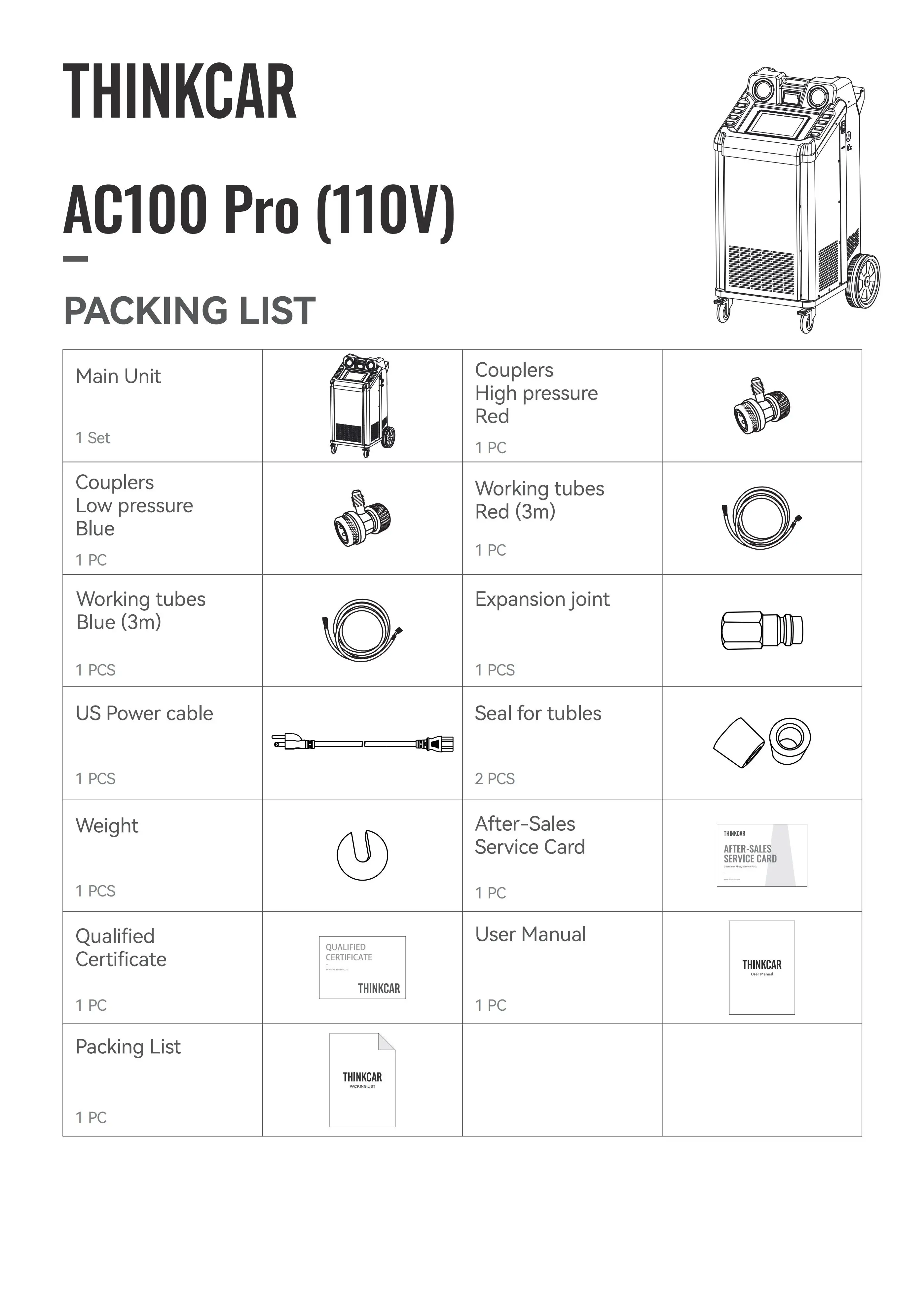 Rooftop Units, THINKCAR, AC100, PRO, ELITE - detail 24