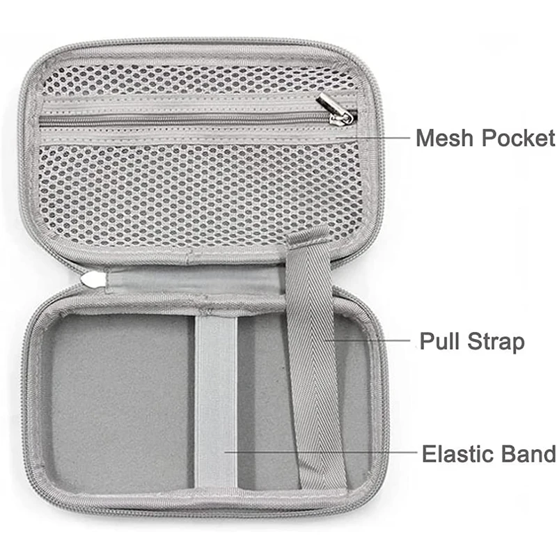 View of Classic Style Portable Storage Case for Glucose Meter Diabetic Supplies ...