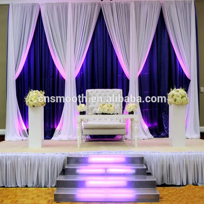 Wedding Backdrops Fabric Pipe and Drape Church Backdrop Decoration