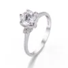 14K gold ring with 1ct D/VVS diamond
