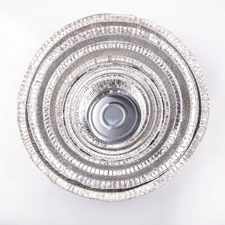 TIA YC92 Aluminum Foil Bowl Greek Salad Container Lightweight Foil Bowl for Healthy Lunch Servings