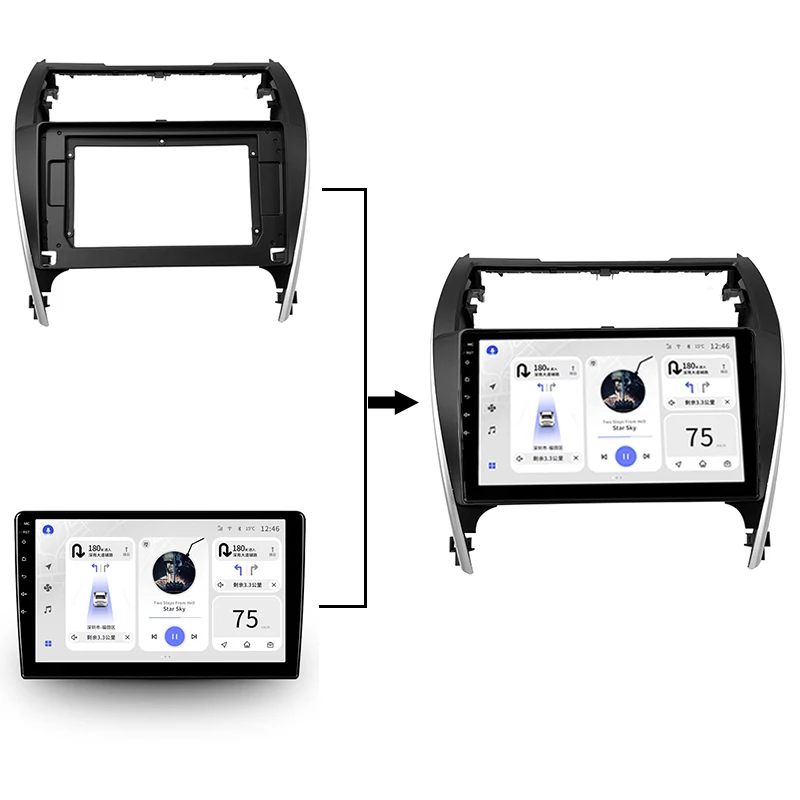 Aijia 10.1 Inch Android 10 Touch Screen Radio for Toyota Camry