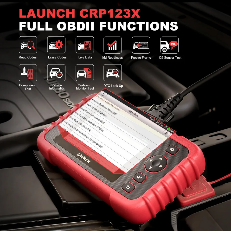 Full System Launch Crp123 Crp123e X431 Crp 123x Obd2 Code Reader For