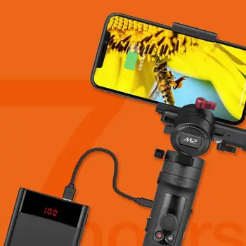 Crane M2 3-Axis Gimbals Handheld Stabilizer for Mirrorless Compact Action Cameras Phone Smartphones iPhone 11 detail image