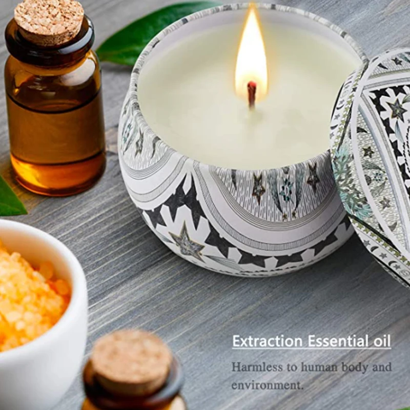 Luxury Gift Set Candle Making Art Decorative Candle Tins Wholesale 8oz Candle Tins Buy