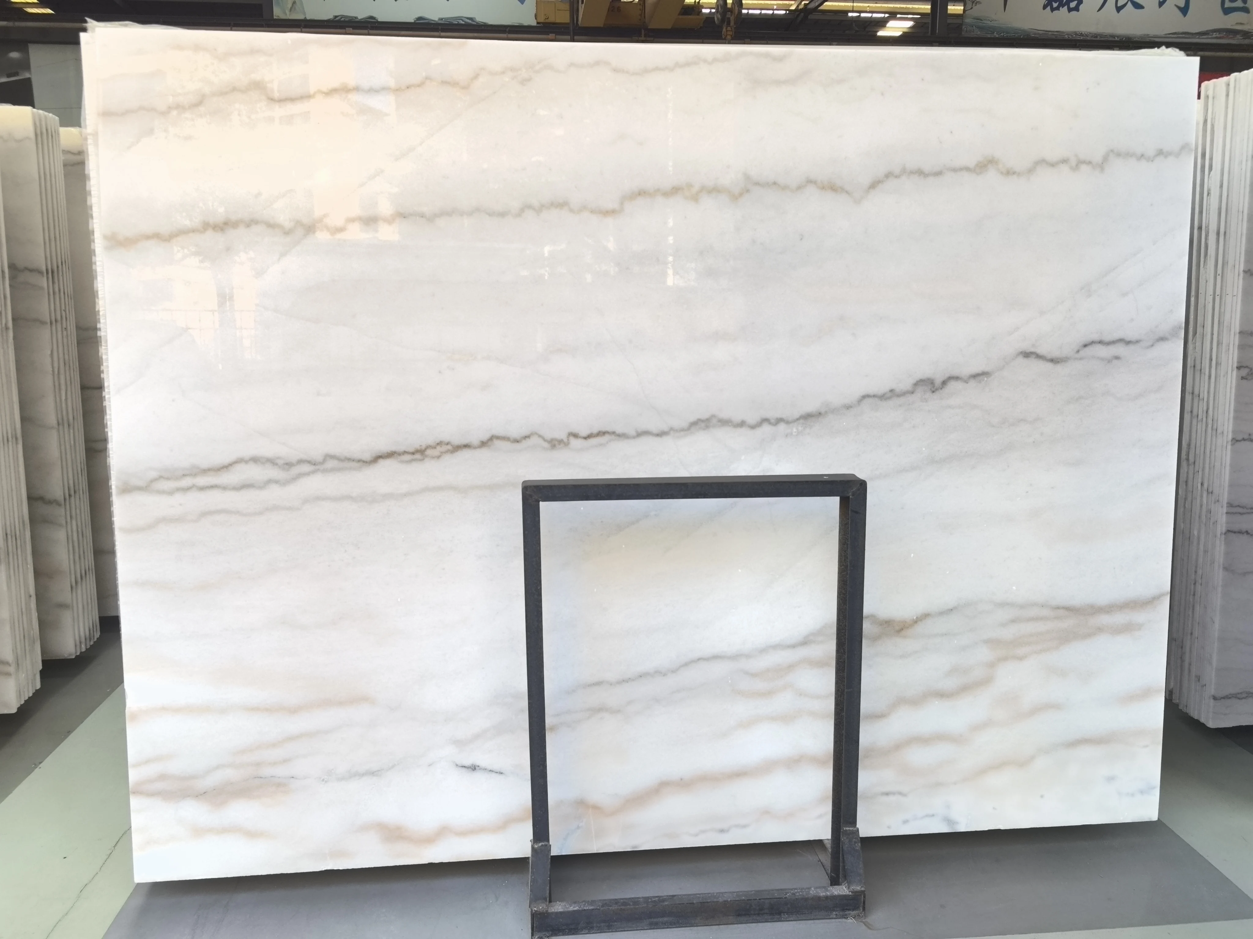 product wholesale guangxi white marble big slab factory direct natural modern waterproof floor tiles for bathroom living room rooms-2