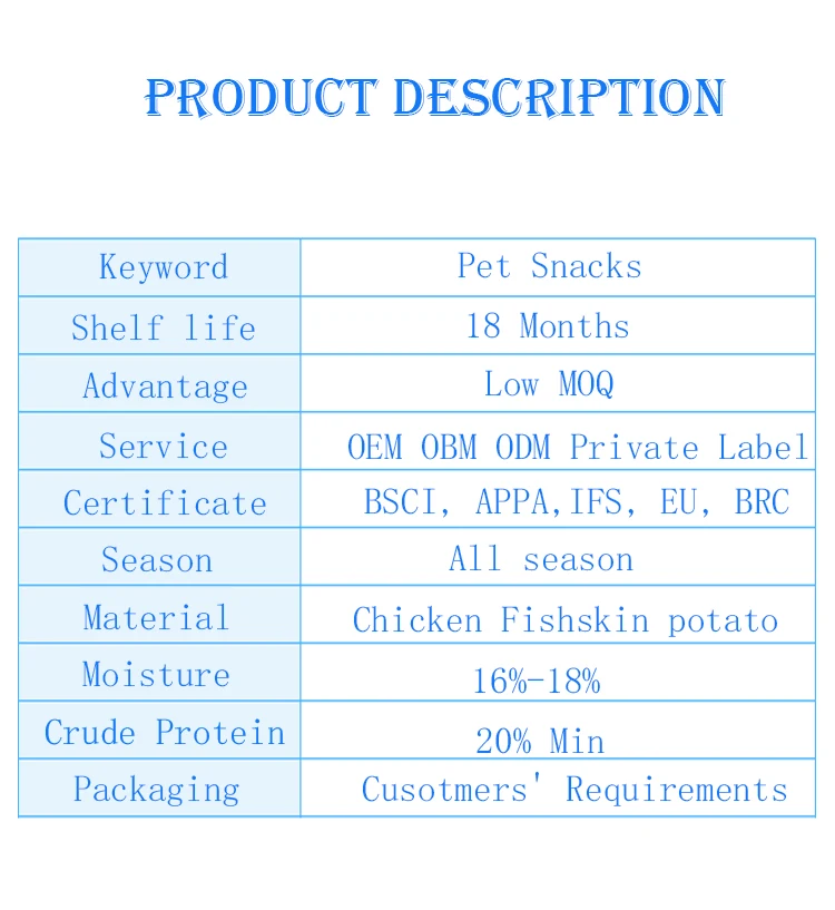 Wholesale Pet Food Products Private Label Healthy Pet Cat Snacks Soft