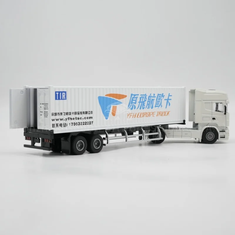 O.A.S Container Model Factory Shipping Gift Customized 1:50 YFH Alloy Material Truck Toy Scale Model
