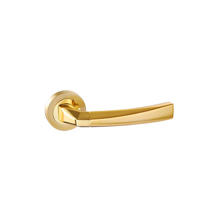 China New Style Zinc Alloy Luxury Simple Gold Pvd Internal Door Handles Buy Gold Internal Door Handles China Door Handles Pvd Door Handle Product On Alibaba Com