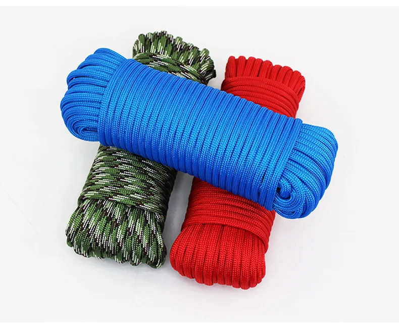 Weiches Seidenseil 8 Mm, 10 M – Geflochten, Gedreht, Aus Polyester, Für Dekoration, Camping, Marine