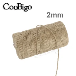 JHNEA Naturale Corda Di Iuta, Spessore 16-30mm Lunghezza 50m Corda Di Canapa Multifunzione Solido Intrecciata Spago Iuta, Per Artigianato, Imballaggio, Decorazione, Giardinaggio,50m_16mm - Foto 3