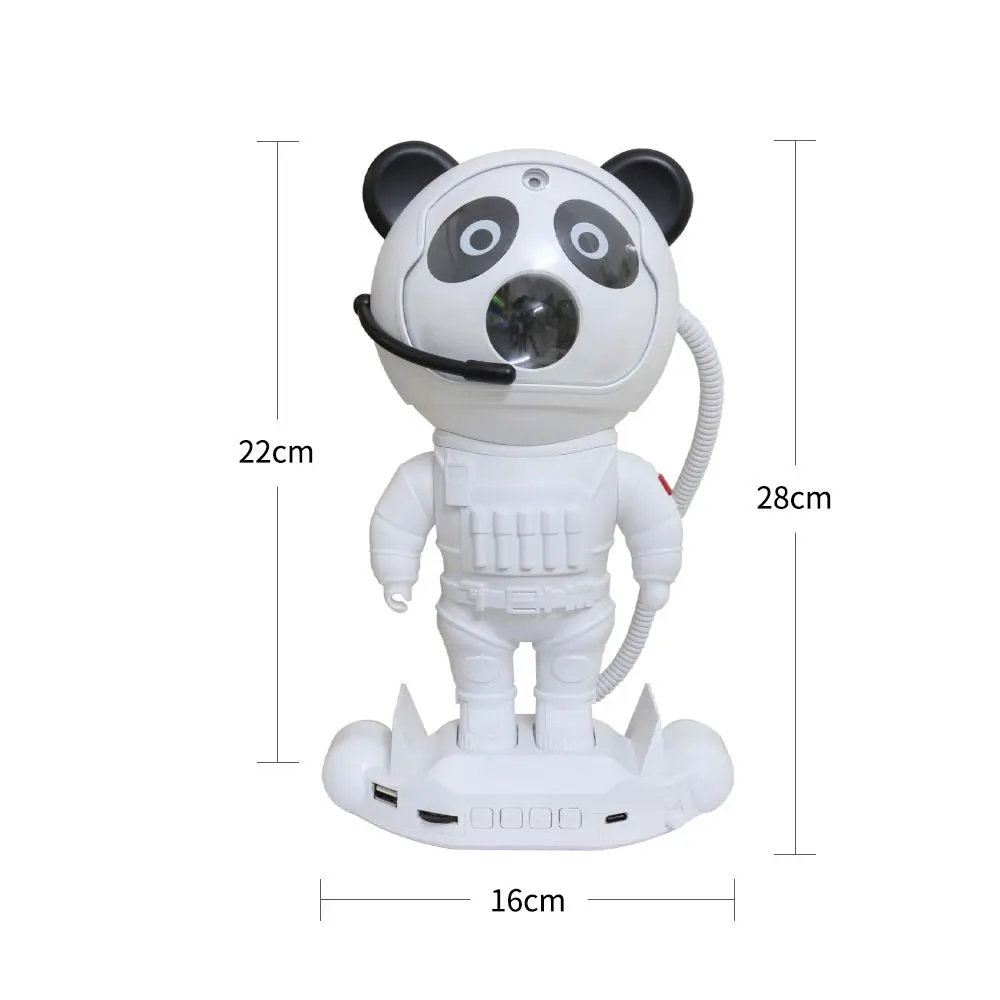 Panda Star Projector,Atmosphere Lamp Ocean Wave Projector Sky Moon