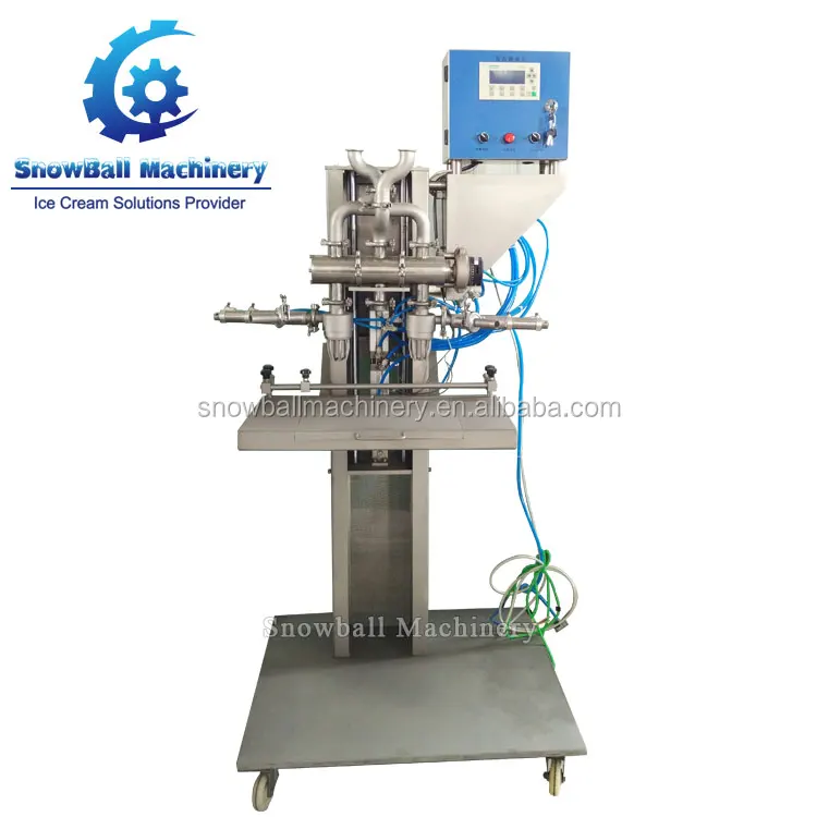 Automatic Ice Cream Cup Cone Filling Machine Ice Cream Production Line