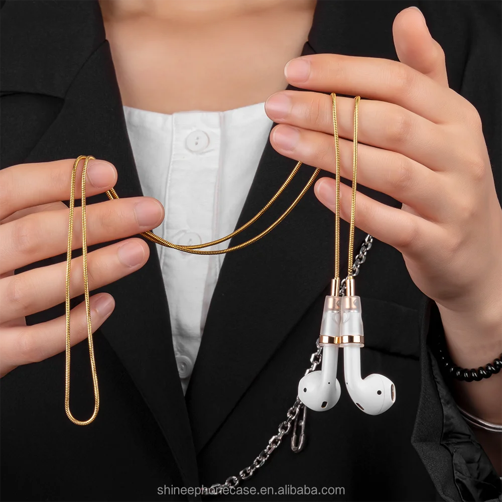 Earphone Lanyard Neck Chain Strap For Airpods Accessories Anti