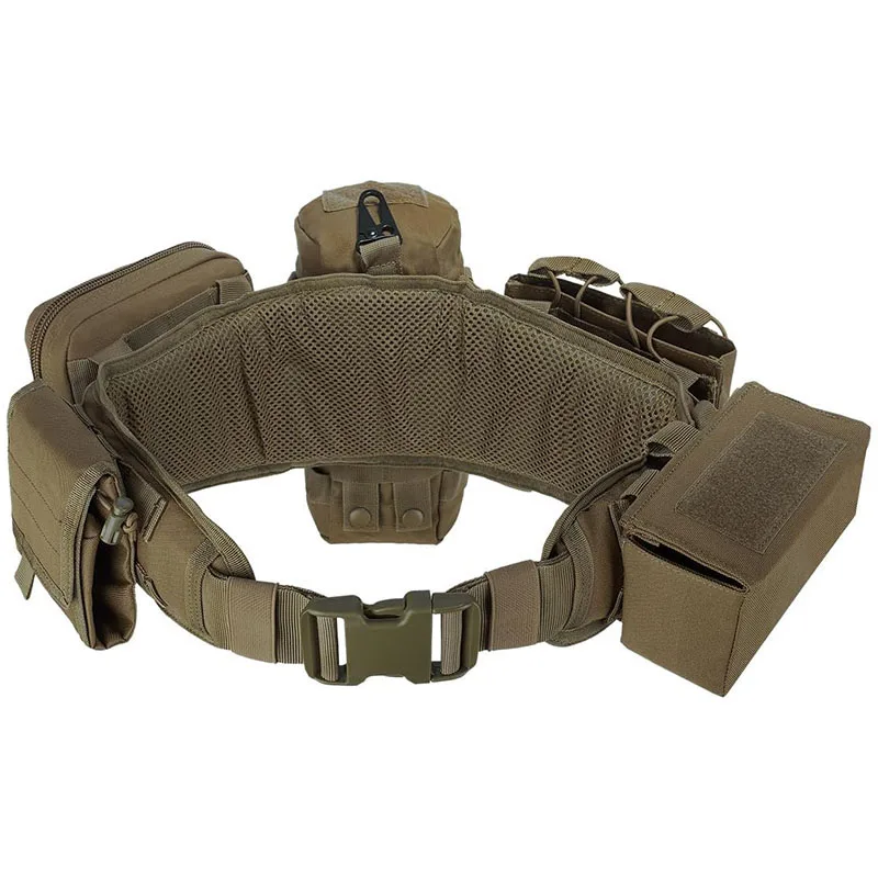 Wholesale Premium Multi Function Lightweight Tactical Battle Belts Duty Belt Premium Detachable Utility Wear-resistant Belt Set