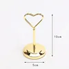 Design coeur doré de 4 pouces, hauteur 10 cm