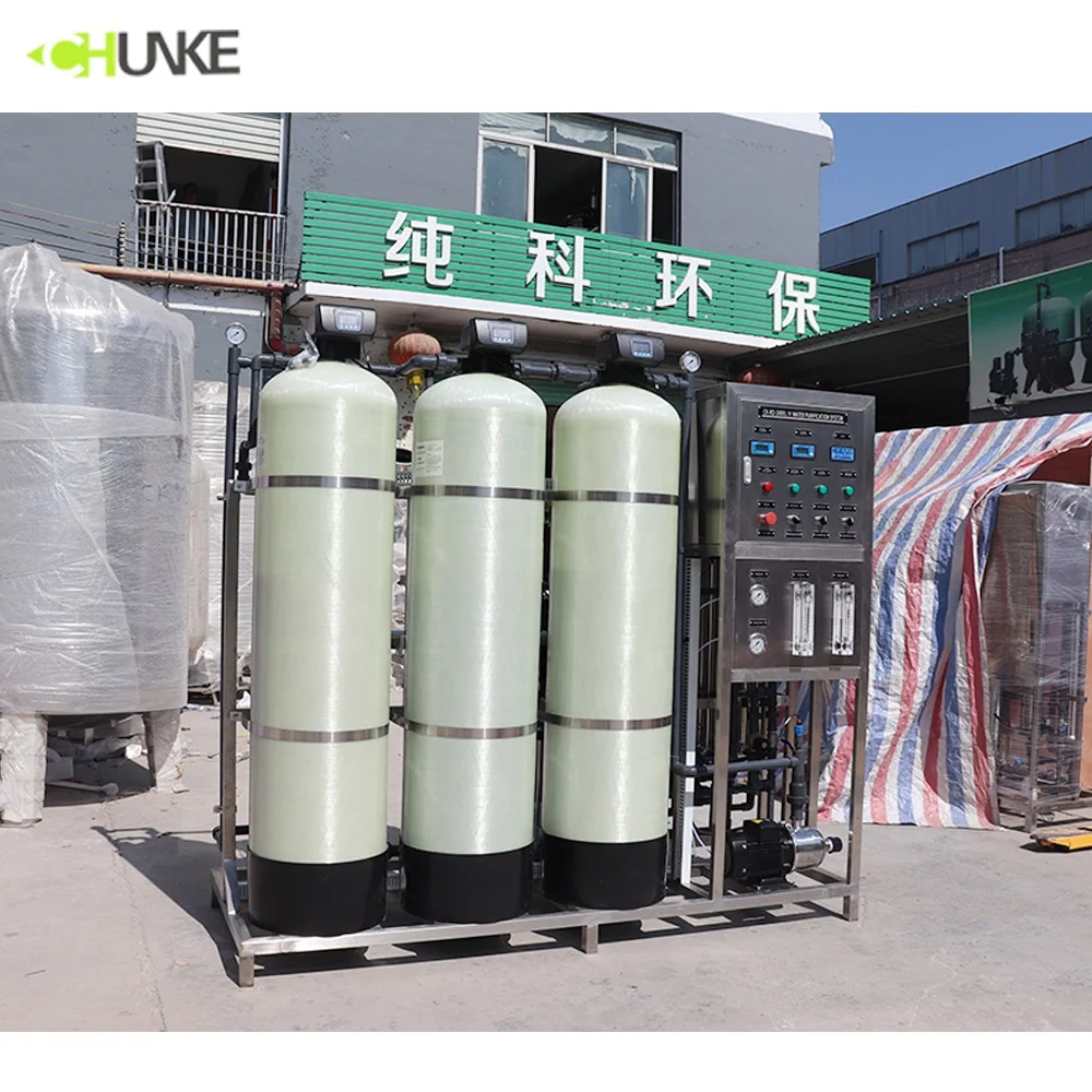 2000L Manual Automatic RO Purified Direct Drinking Water Machine Reverse Osmosis Water Treatment Machinery
