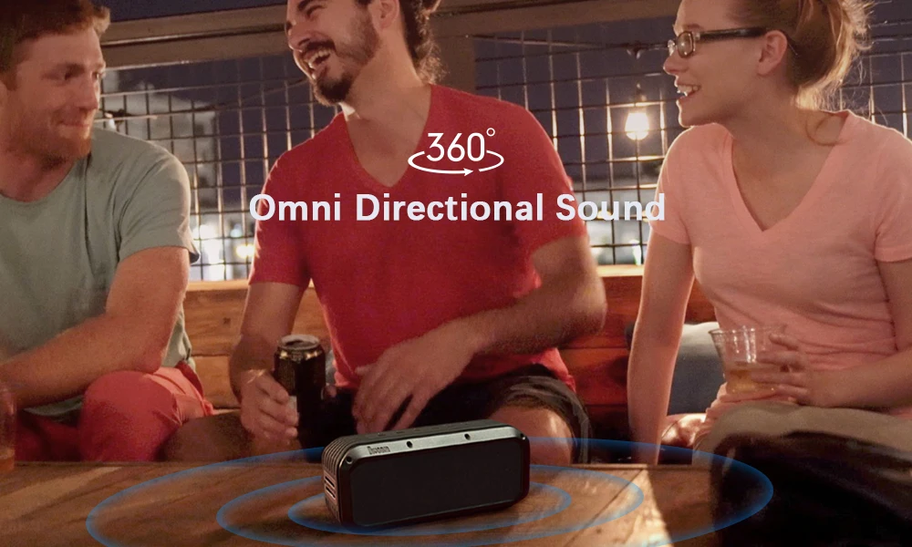 Divoom Voombox Power Portable Bluetooth Speaker Wireless Speaker TWS 30w Heavy bass NFC 10m with 6000 mAh and IPX5 Waterproof - ANKUX.COM