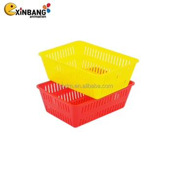 Factory direct sale game token metal coins plastic storage basket for Coin operated game