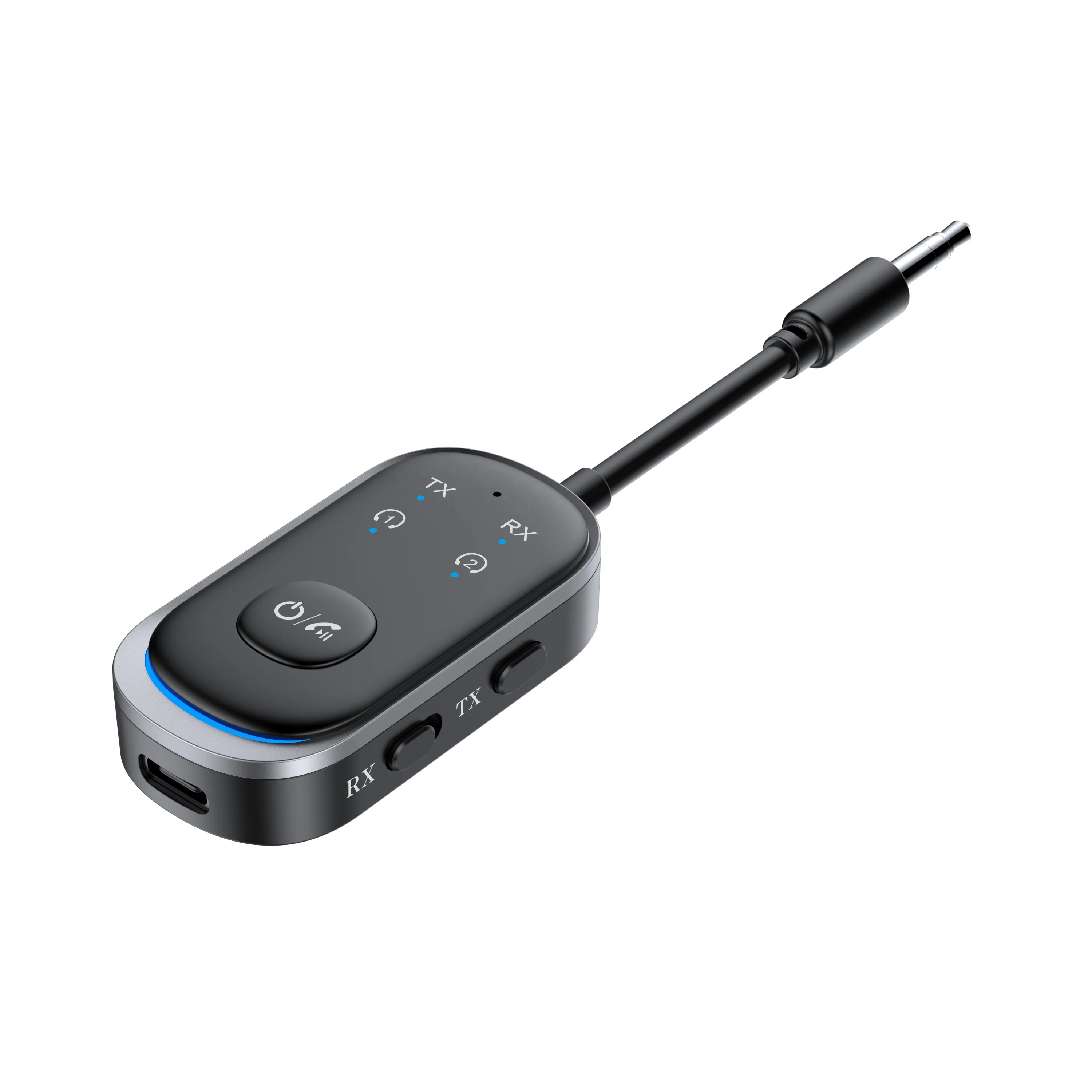 Ricevitore E Trasmettitore Bluetooth Per Auto E Casa - Adattatore Audio 3.5mm Con Viva Voce