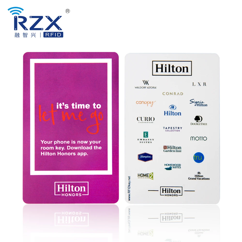 Customizable PVC Printed Plastic Smart Card Magnetic Stripe Key Card for Hotel