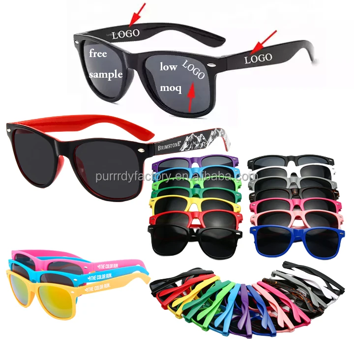 0.80 print logo on sunglasses custom logo “ring” sunglasses