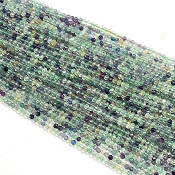 Unparalleled Captivating Translucent 2mm 3mm 4mm Faceted Round Beads Fluorite For Accessory shop