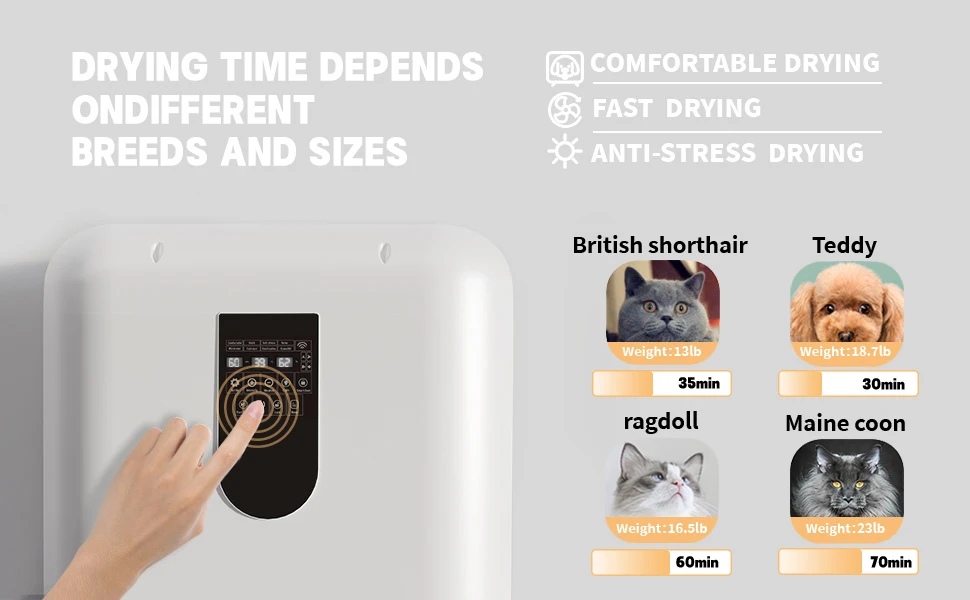 Fanhappy,Automatic Pet Dryer Box,Dryer Dryer,Cat