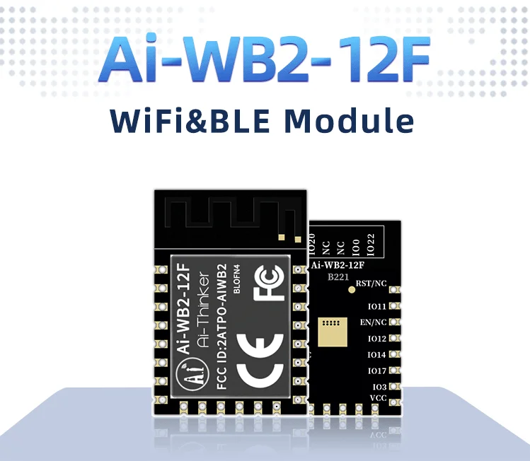 Ai-thinker New Ai-wb2-12f Wifi Ble Combo Base On Bl602 Chip For Smart ...