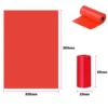 0.8 seda, material nuevo no degradable, rojo.