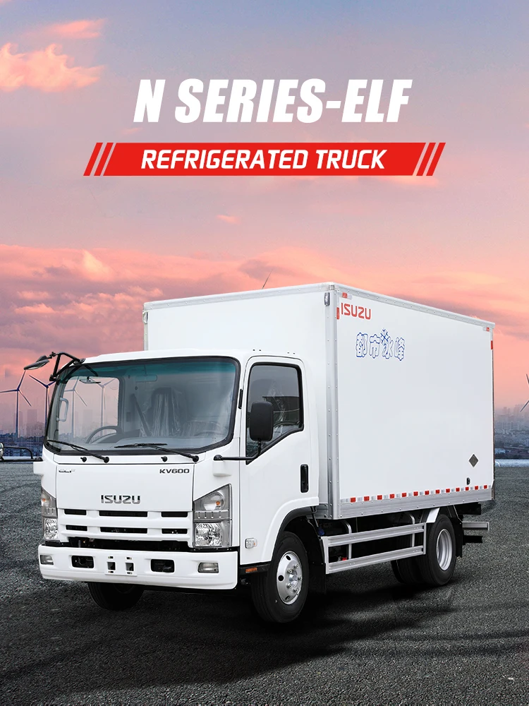 Isuzu Nkr Freezer Truck Thermoking 4kh1 Engine 3.2 T Refrigerated