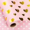 Pink Gold HeartPolka Dot