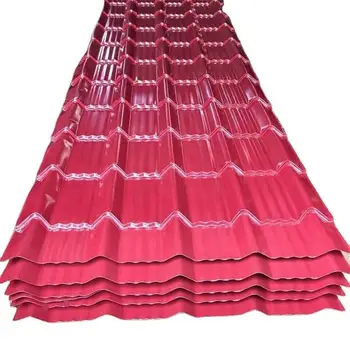 Color Coated Roofing Sheet 0.2mm Thick 16 Gauge Galvanized Roof Sheet Color Coated Corrugated Steel Sheetf Sheet