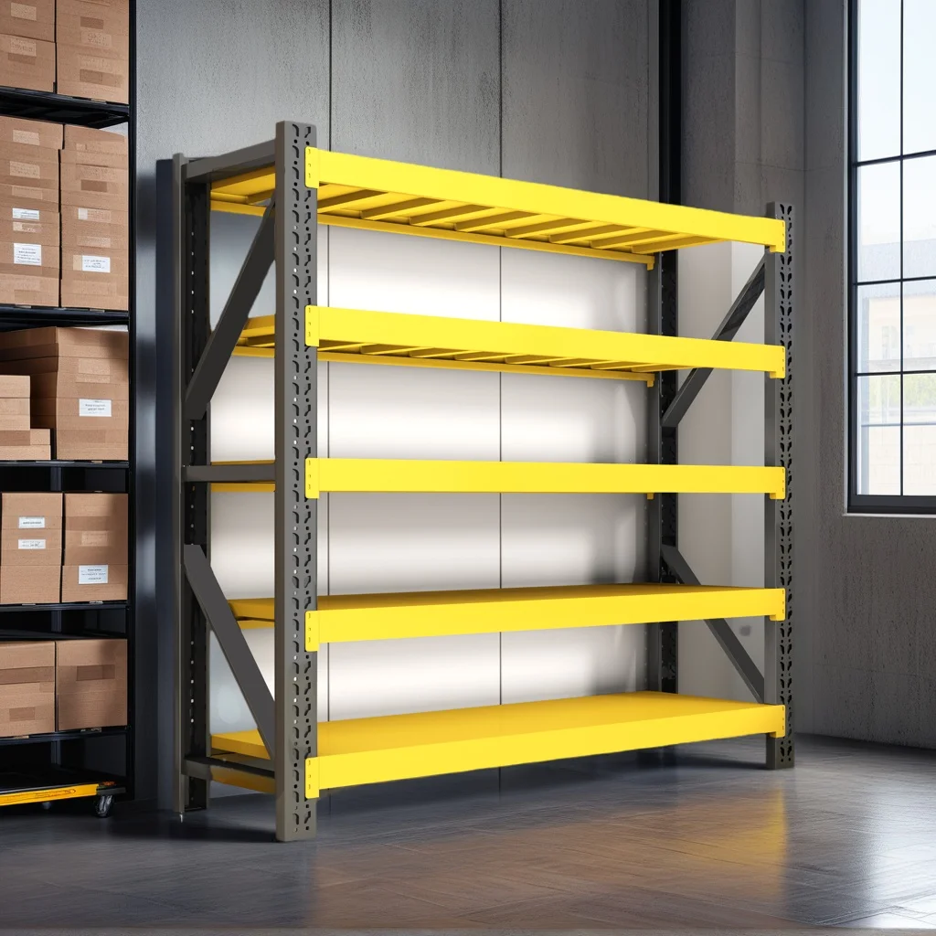Boltless 4 Tier Metal Rack for Efficient Storage