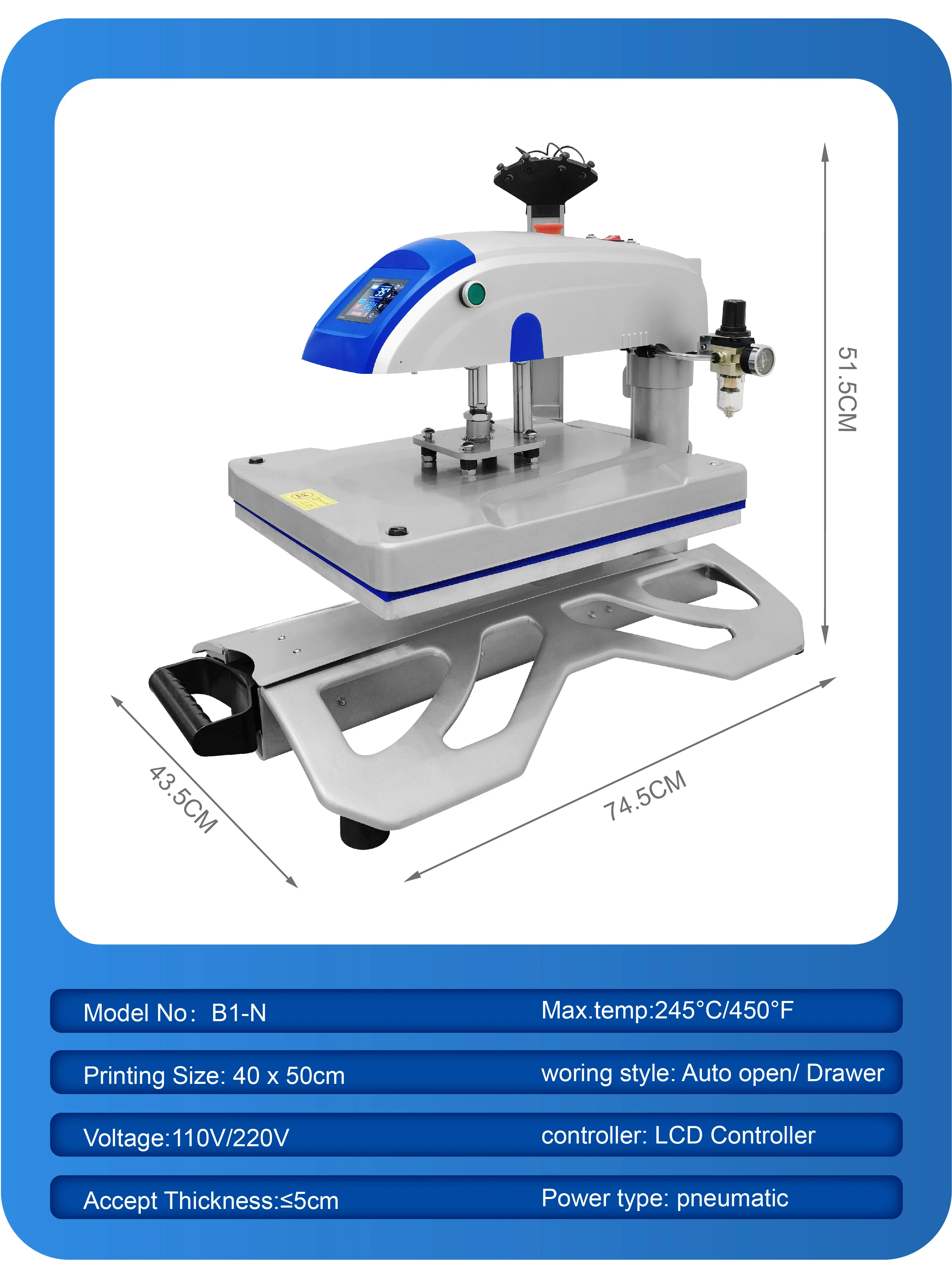 16 x 20 heat press machines for t shirt t shirt printing machine heat