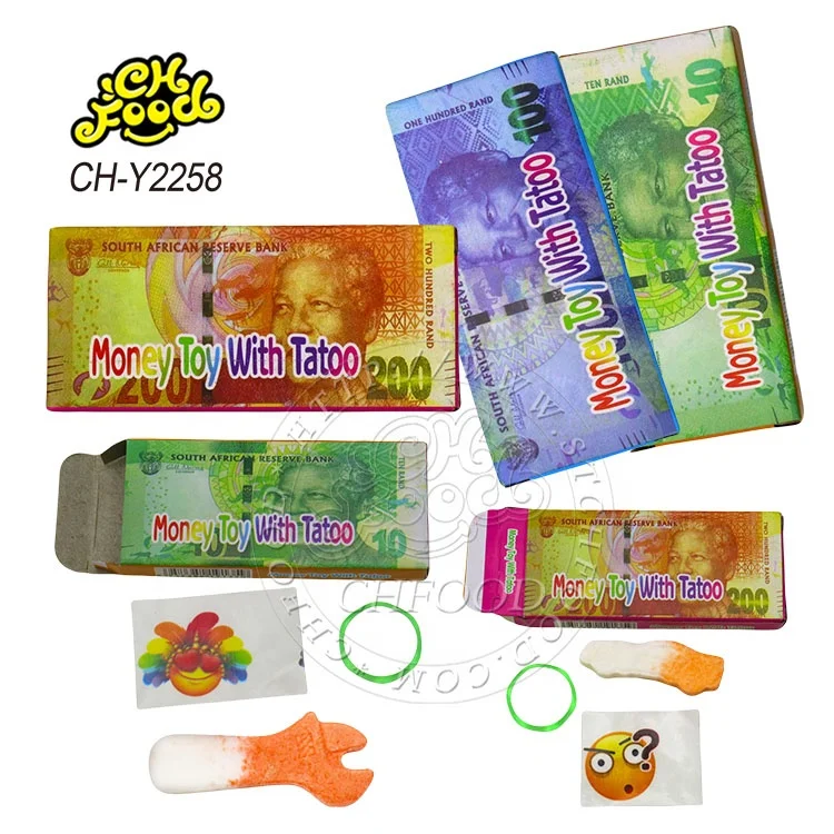 New Money Style Box Tool Shape Presses Candy Sweets with Mini Toy and Tattoo Paper Wholesale Cheap Candy Toy for Kids