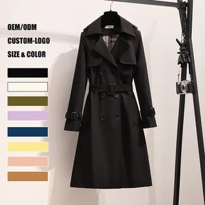Bozon 2026 New Style Fashion Coat Women's Winter Warm OEM Custom Genuine Leather Ladies Long Coat