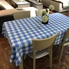 Offre spéciale "Petit Déjeuner Offert", motif à carreaux bleus et blancs.