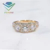 Round cut-10k gold-D-E color