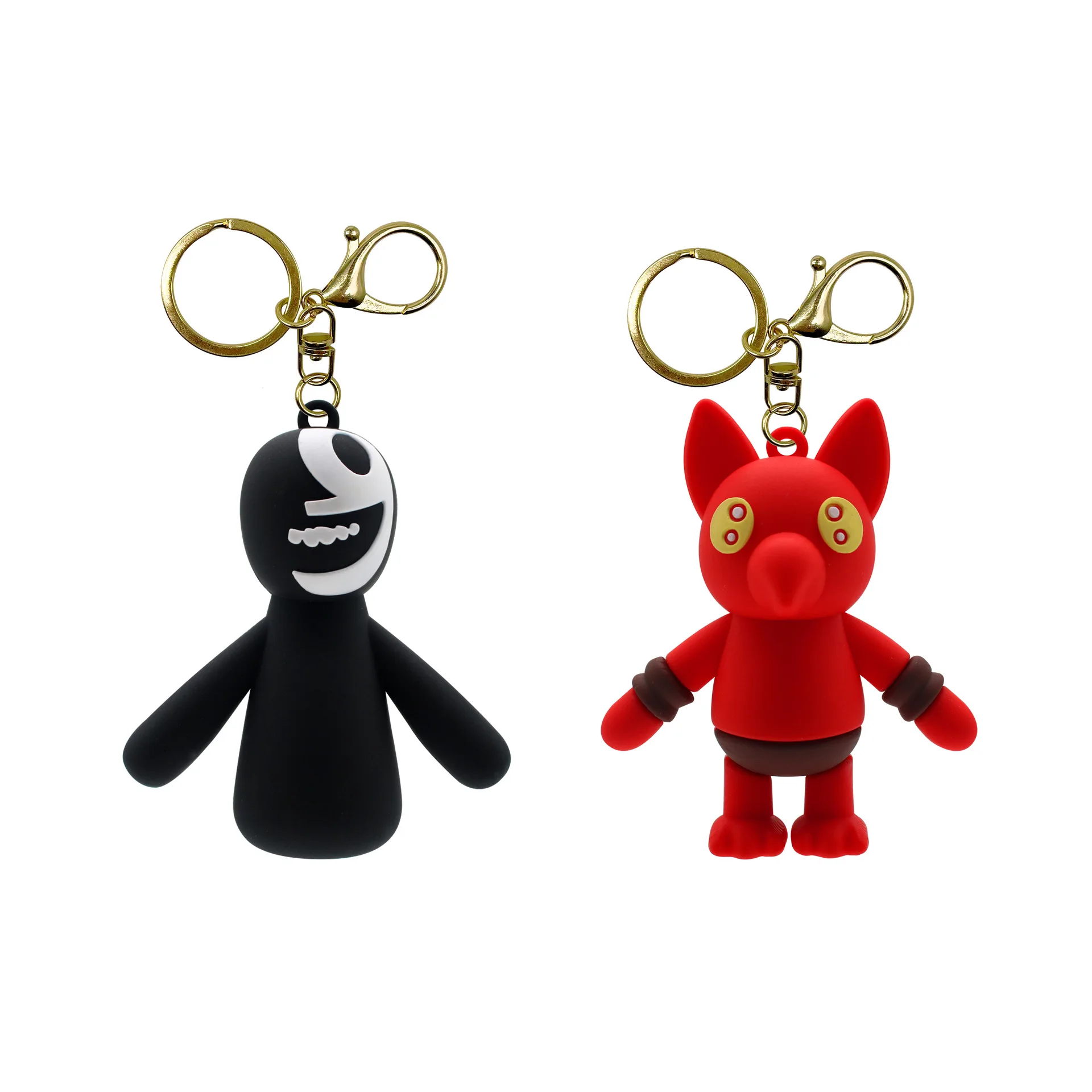 Kit 3 Chaveiros Jogo Doors Roblox Figure Glitch E Seek 6cm